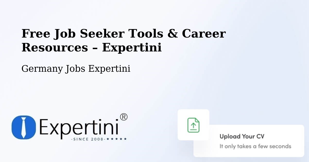 Free Job Seeker Tools & Career Resources – Münchenbernsdorf - Münchenbernsdorf, Germany Jobs Expertini